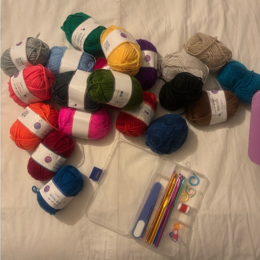 Crochet kit by Craftbud Crafting Essentials Kit for Kids - Picture 6 of 16
